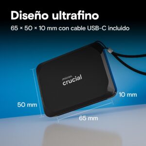 Análisis del Crucial X9 2TB: ¿El mejor SSD portátil en calidad-precio?